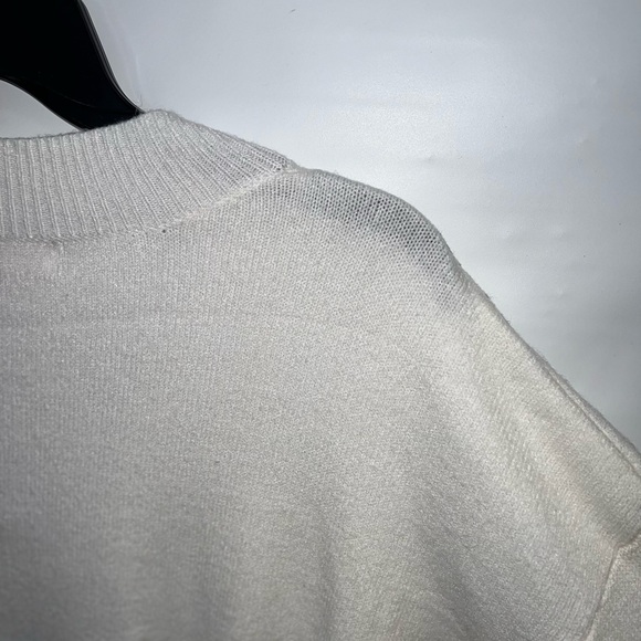 Philosophy Sweater Women’s Medium White Soft Viscose Blend Long Sleeve NWT - Picture 12 of 15